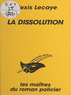 cover image of La dissolution